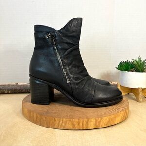 Miz Mooz | Jordy Zippered Heeled Boots Size 40/9-9.5